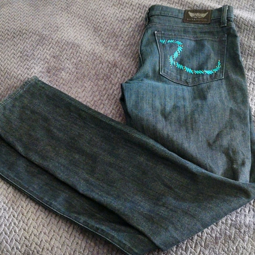Rock & Republic embellished jeans